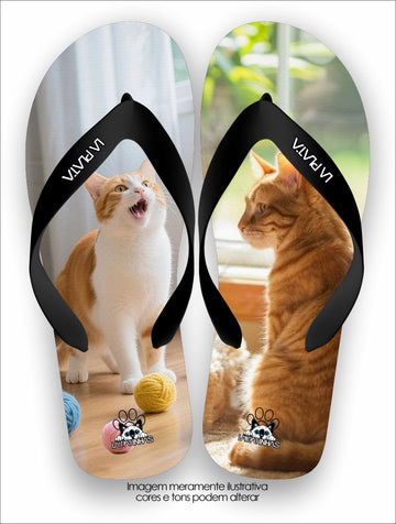 Chinelo Tradicional La Patinhas Cats Garfield