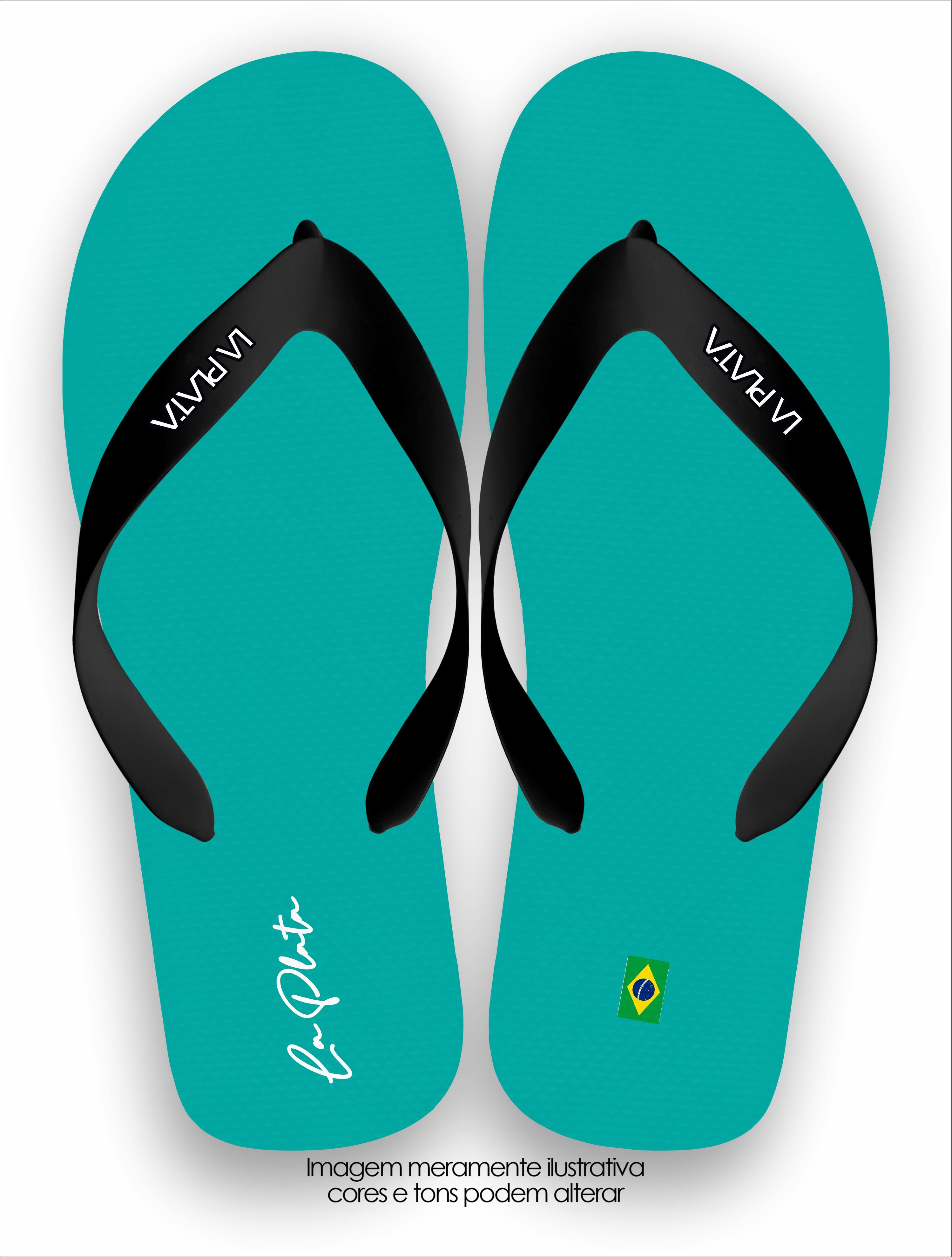 Chinelo La Plata Coleção Clássicas Verde Menta