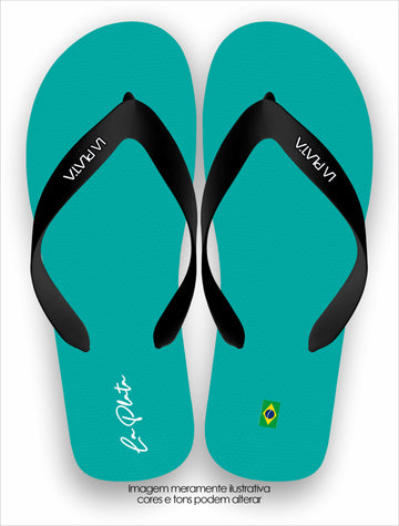 Chinelo La Plata Coleção Clássicas Verde Menta