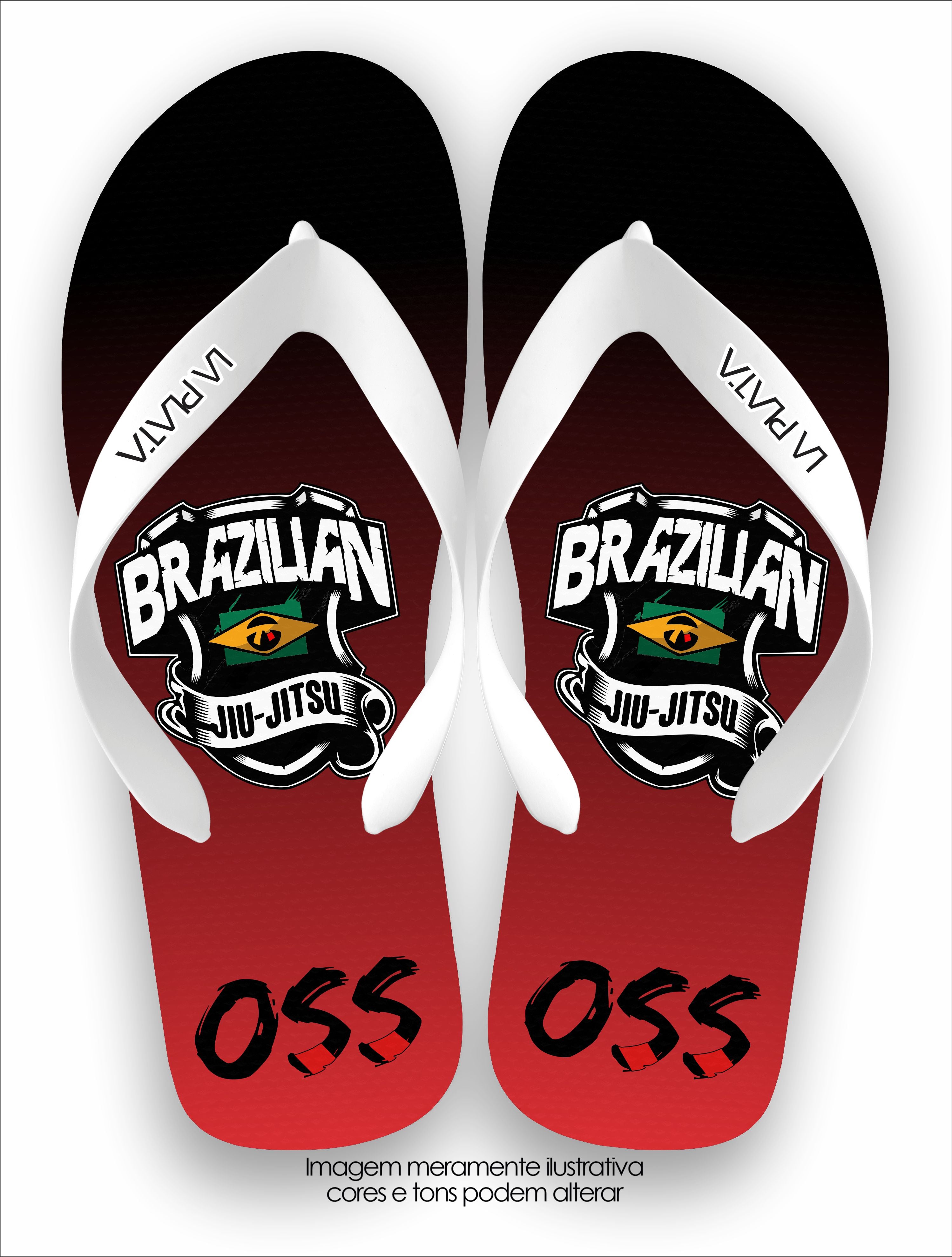 Chinelo Tradicional La Jiu Jitsu BJJ