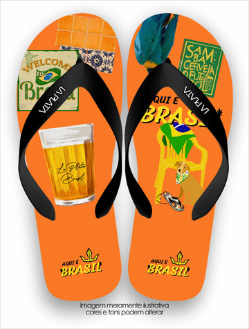 Chinelo Tradicional Brasil Típico Unissex La Praia