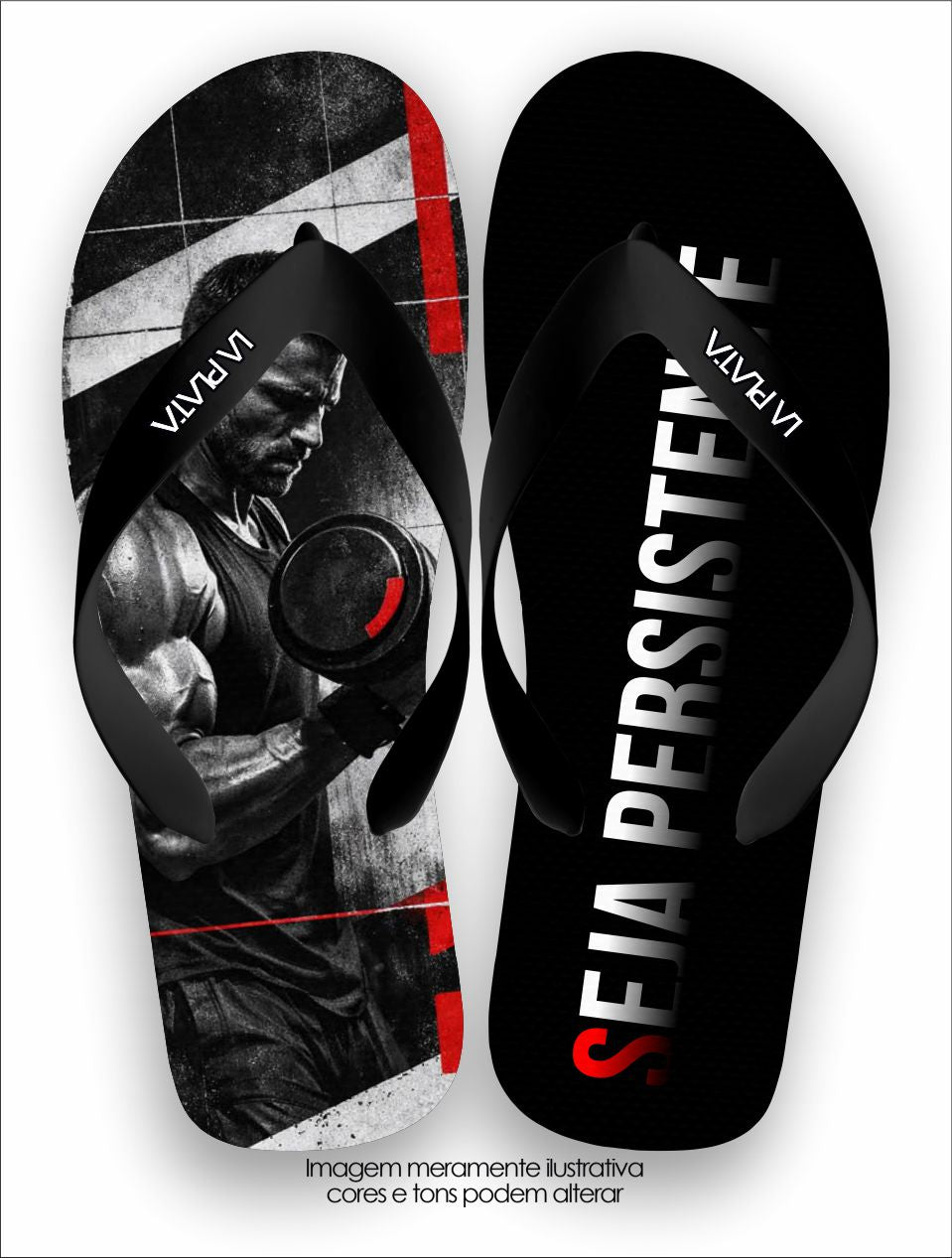 Chinelo Tradicional La Fitness Seja Persistente