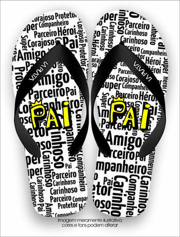 Chinelo Tradicional La Dia dos Pais Pai Amigo