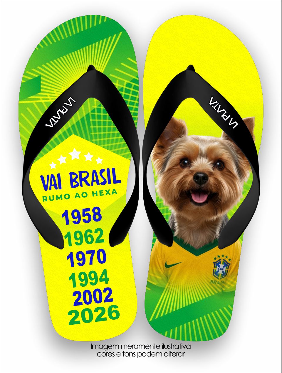 Chinelo Tradicional La Copa Pets Yorkshire Terrier