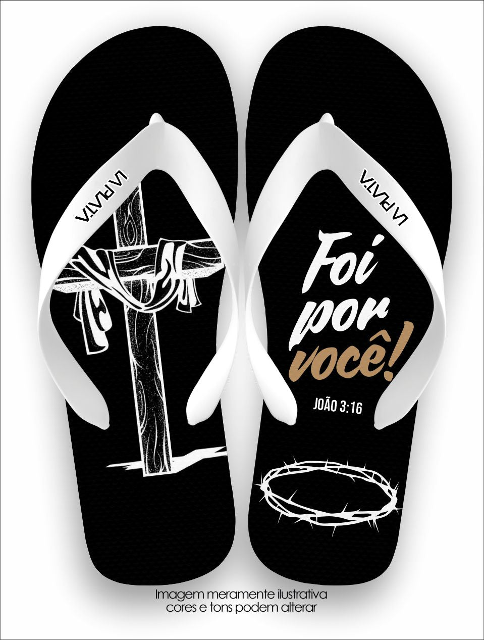 Chinelo Tradicional La Consagrada Foi Por Você
