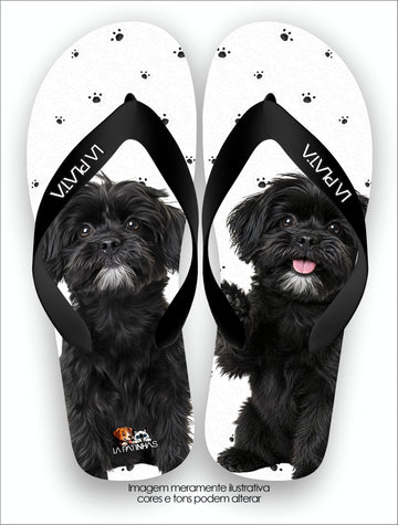 Chinelo Tradicional La Patinhas Dogs Shih Tzu