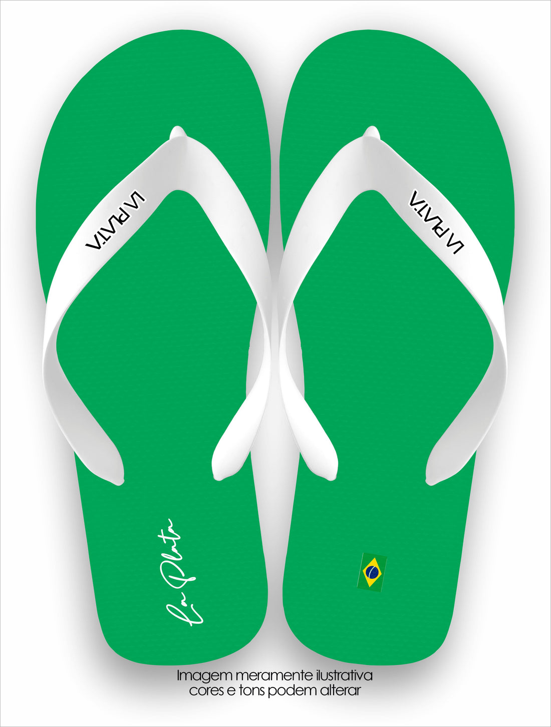 Chinelo La Plata Coleção Clássicas Verde