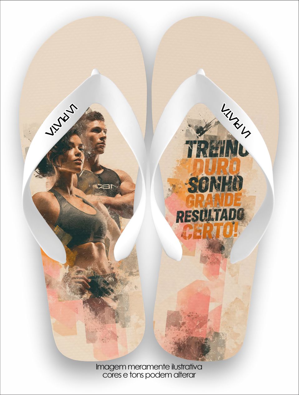 Chinelo Tradicional La Fitness Treine Duro
