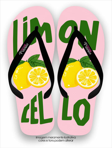 Chinelo Tradicional La Feminina Limon Cello Rosa