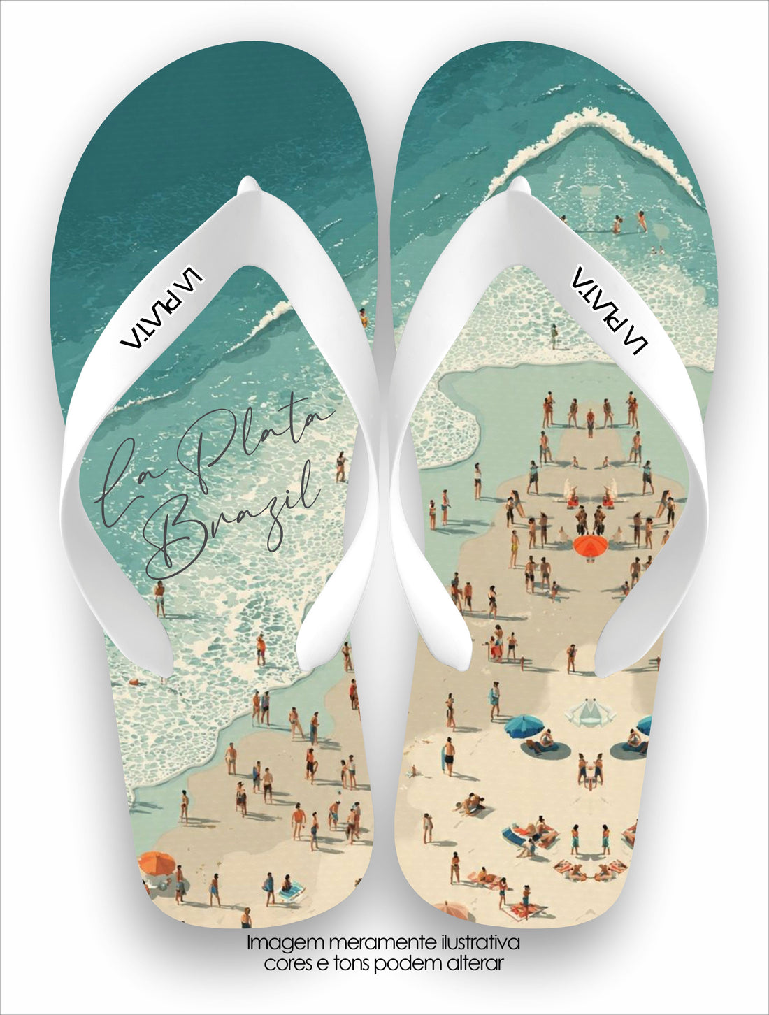 Chinelo La Plata La Masculina Praiano Days