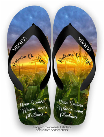 Chinelo Tradicional La Agro Brasil Padroeira do Agro