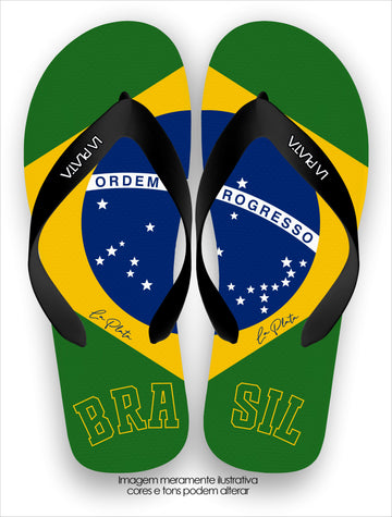 Chinelo Tradicional La Copa 2026 Bandeira Brasil