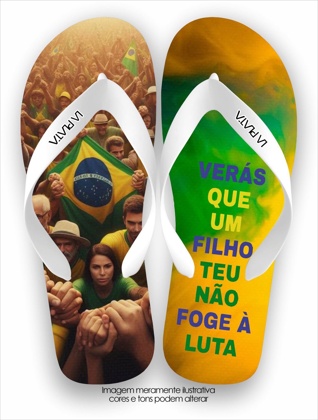 Chinelo Tradicional Teu Filho Não Foge a Luta