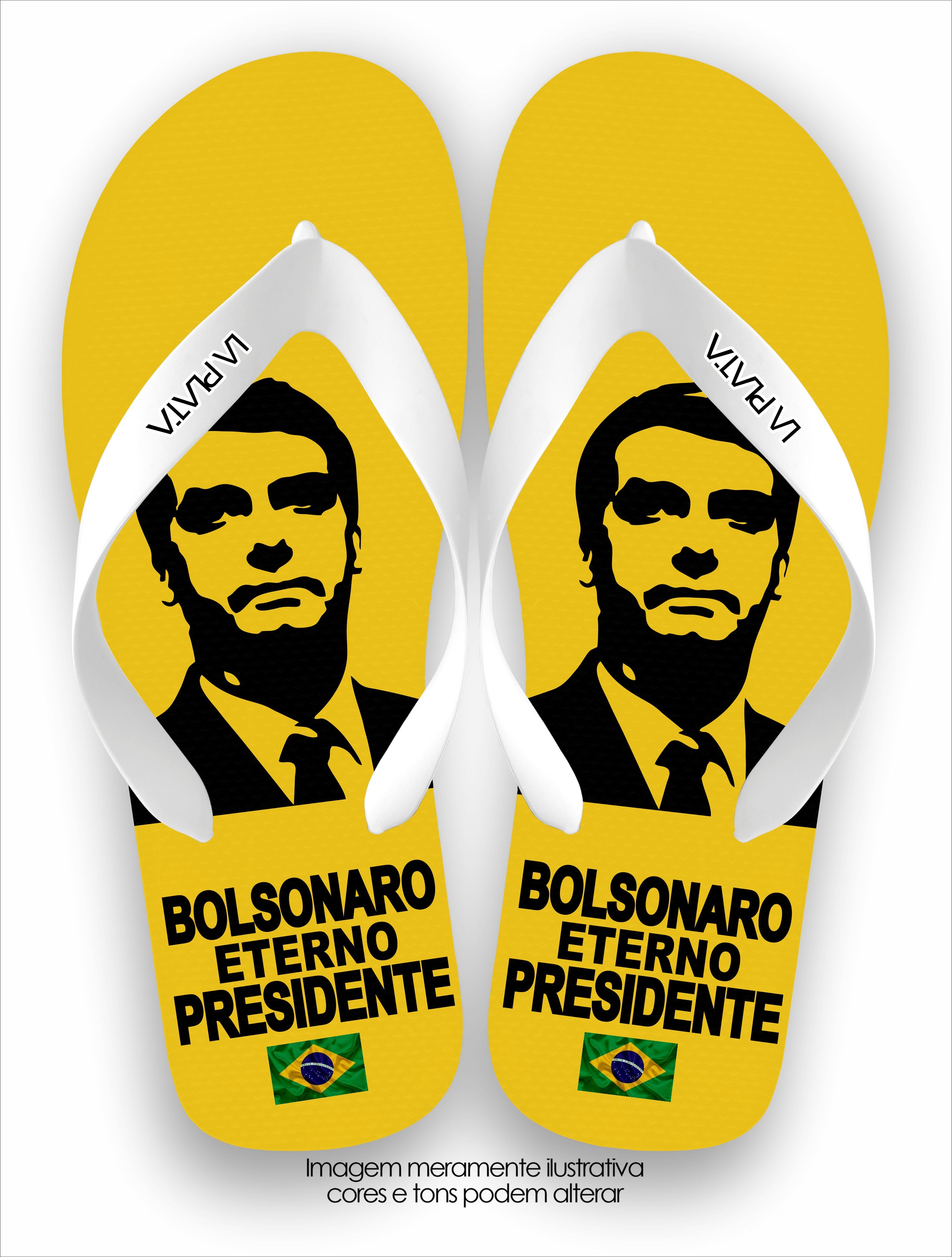 Chinelo Tradicional Bolsonaro Eterno