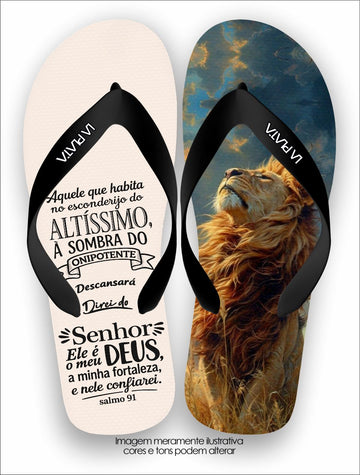 Chinelo Tradicional La Consagrada Salmo 91