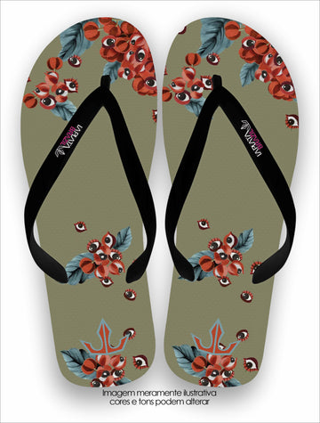 Chinelo Tradicional La Feminina Guaraná Conforto Total