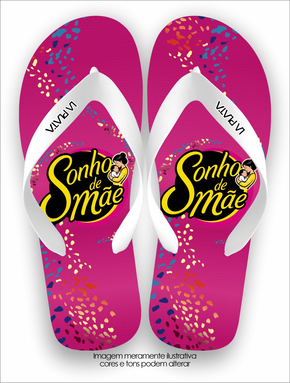 Chinelo Tradicional La Dia das Mães Sonho de Mãe