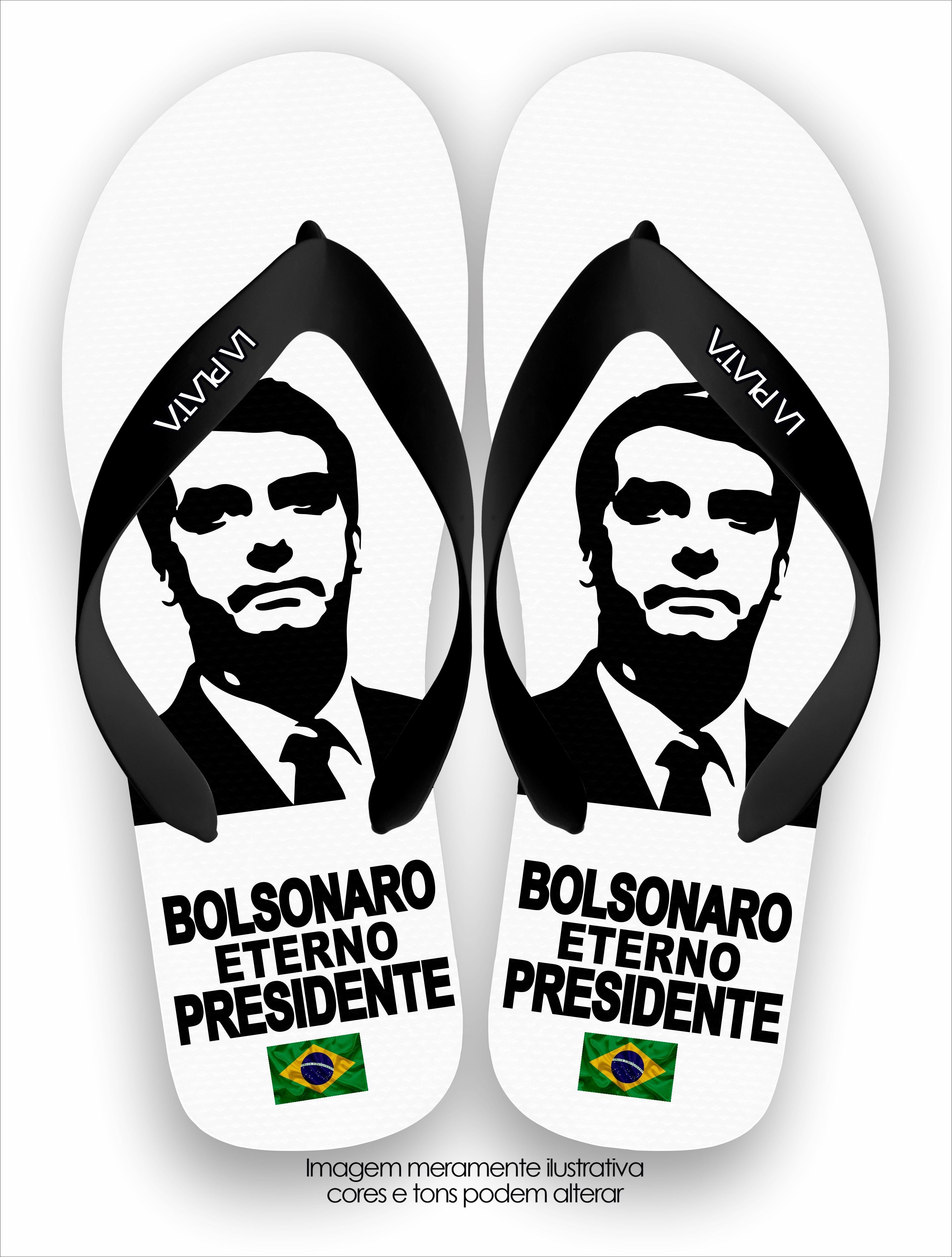Chinelo Tradicional Bolsonaro Eterno