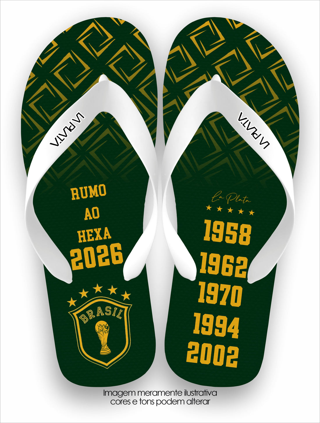 Chinelo Tradicional La Copa 2026 Rumo ao Hexa 2026