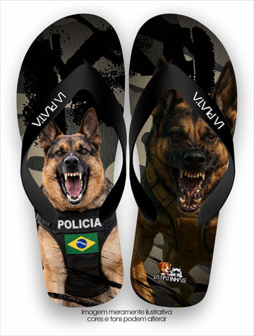 Chinelo Tradicional La Patinhas Dogs K9 Impact