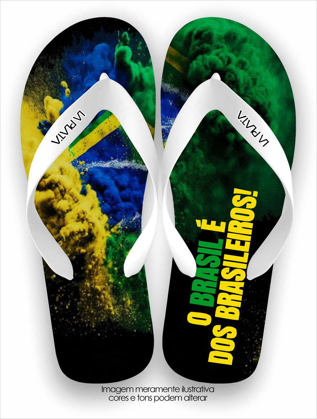 Chinelo Tradicional O Brasil é dos Brasileiros