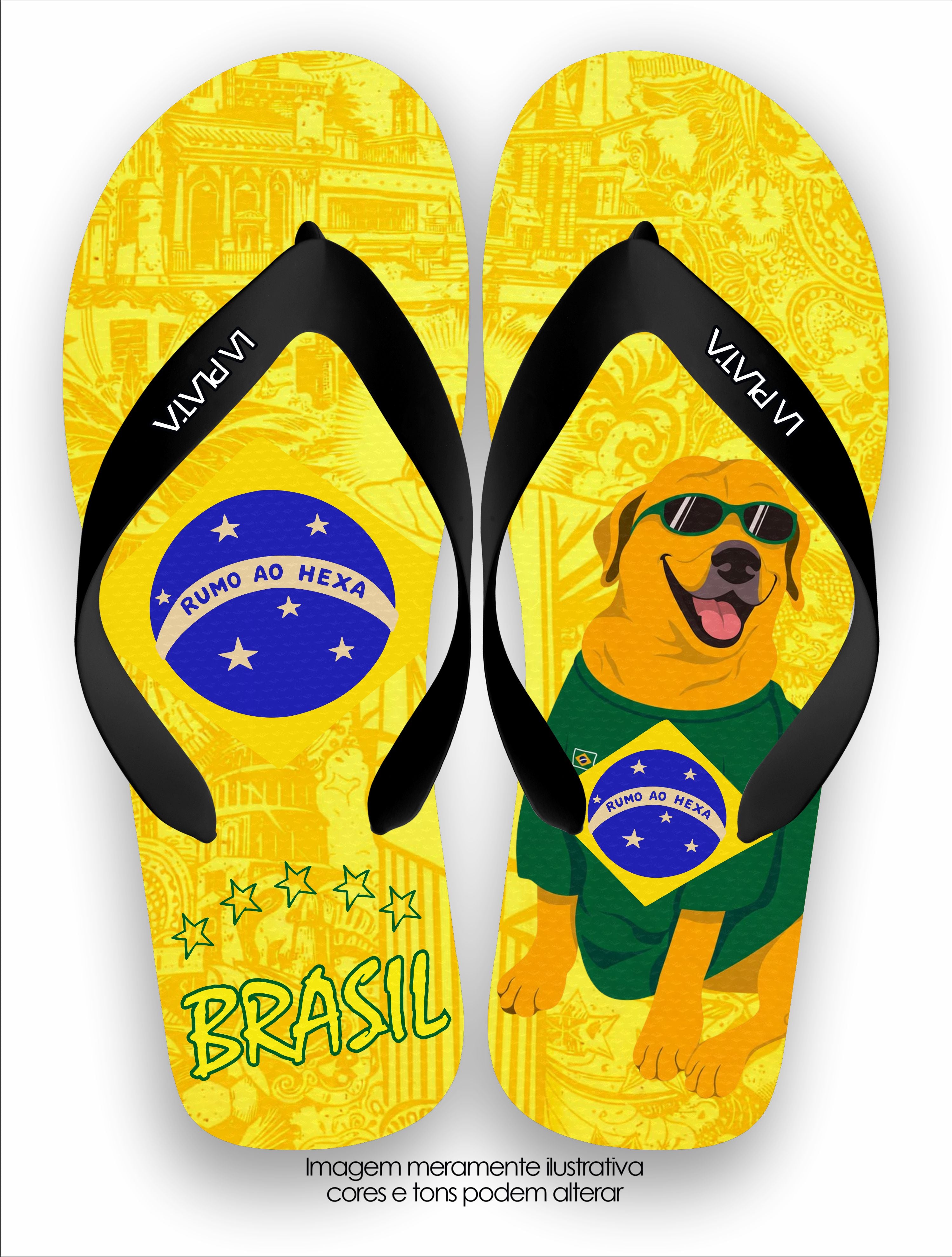 Chinelo Tradicional La Copa 2026 Caramelo Torcedor