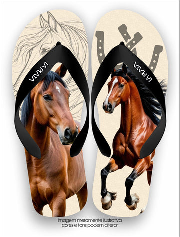 Chinelo Tradicional La Bicharada Cavalo Da Fazenda