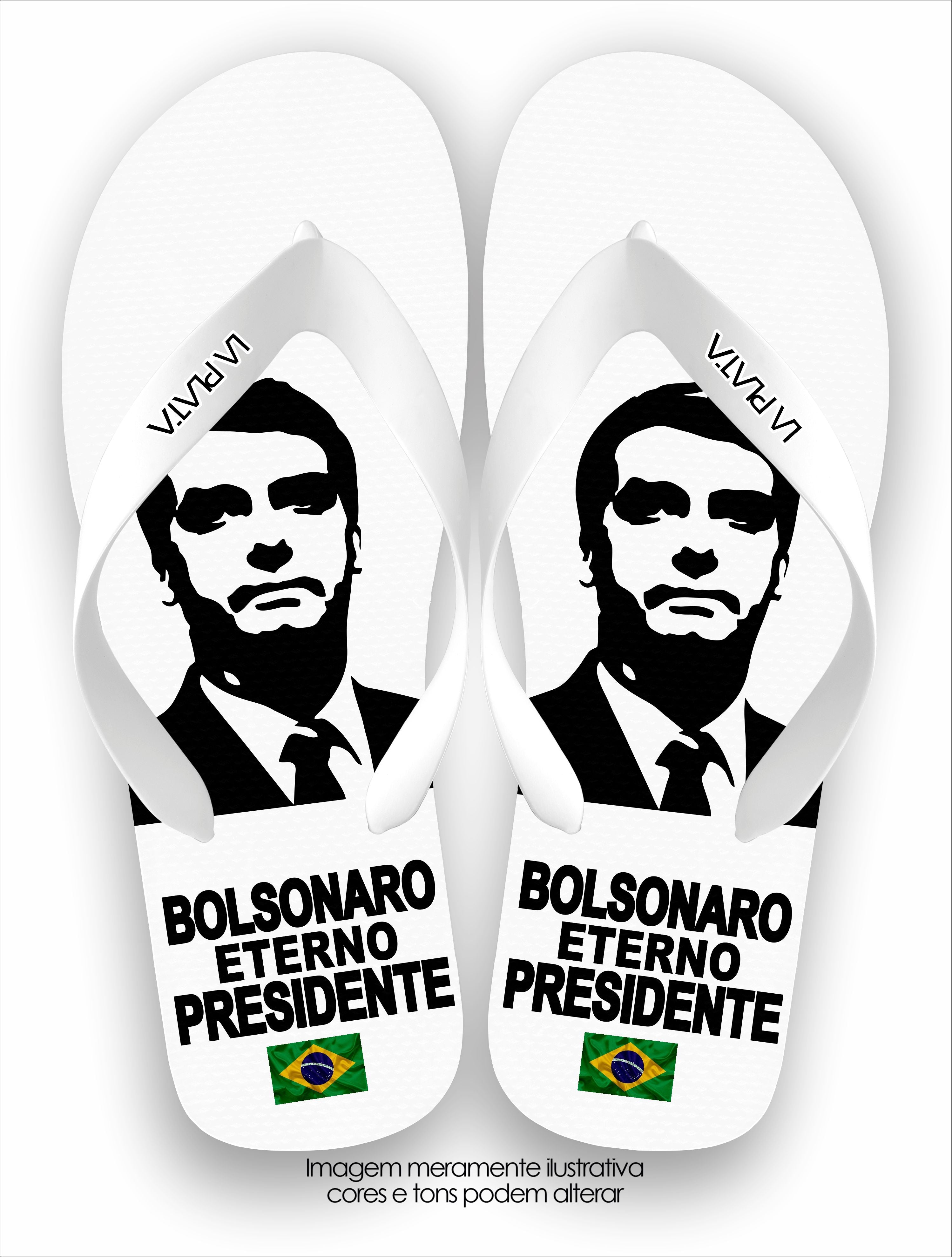Chinelo Tradicional Bolsonaro Eterno