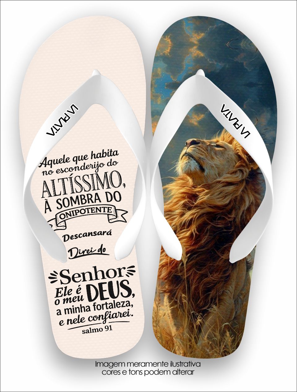 Chinelo Tradicional La Consagrada Salmo 91