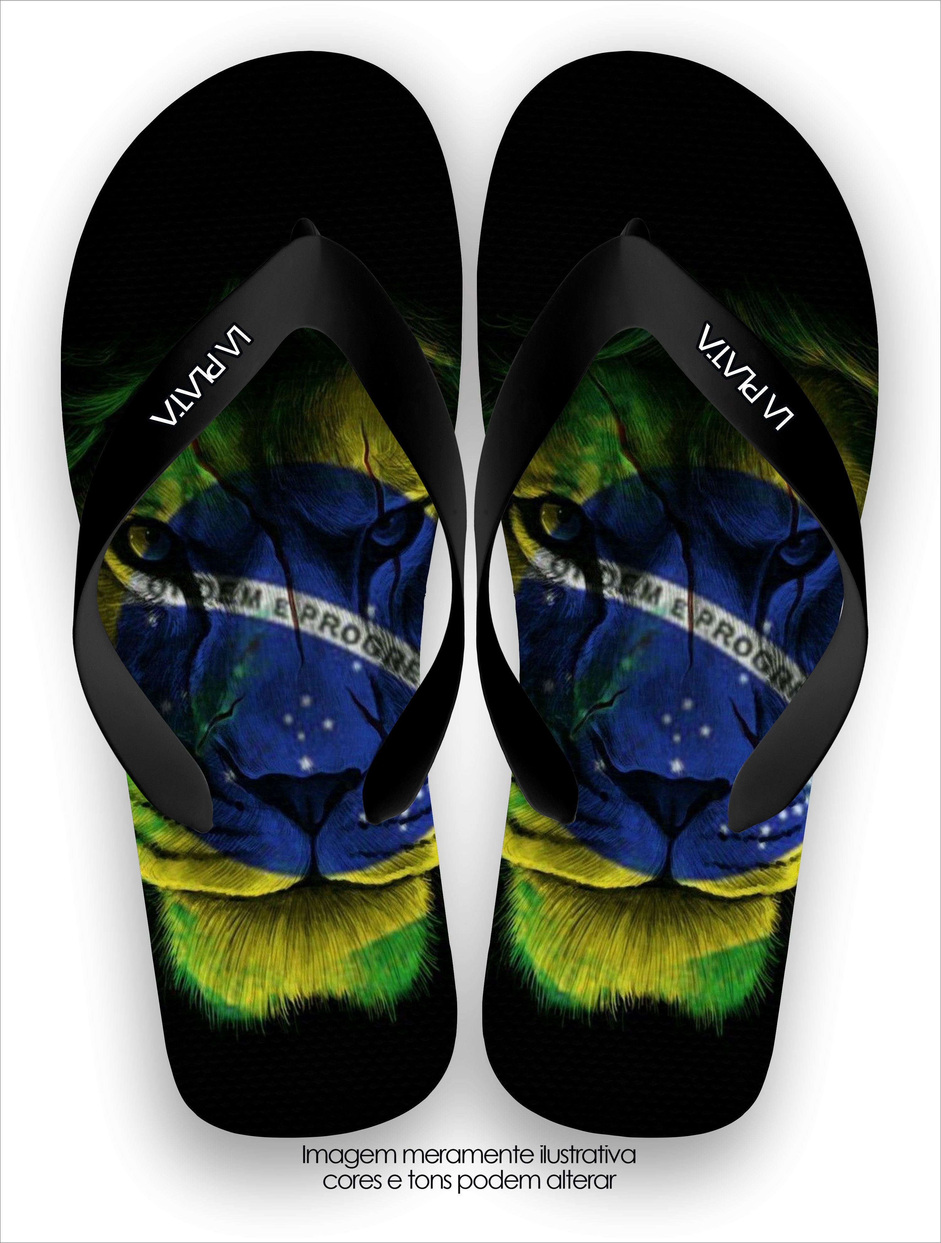 Chinelo Tradicional La Pátria Leão Brasil