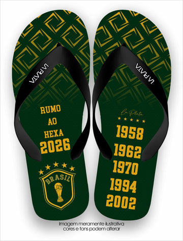 Chinelo Tradicional La Copa 2026 Rumo ao Hexa 2026