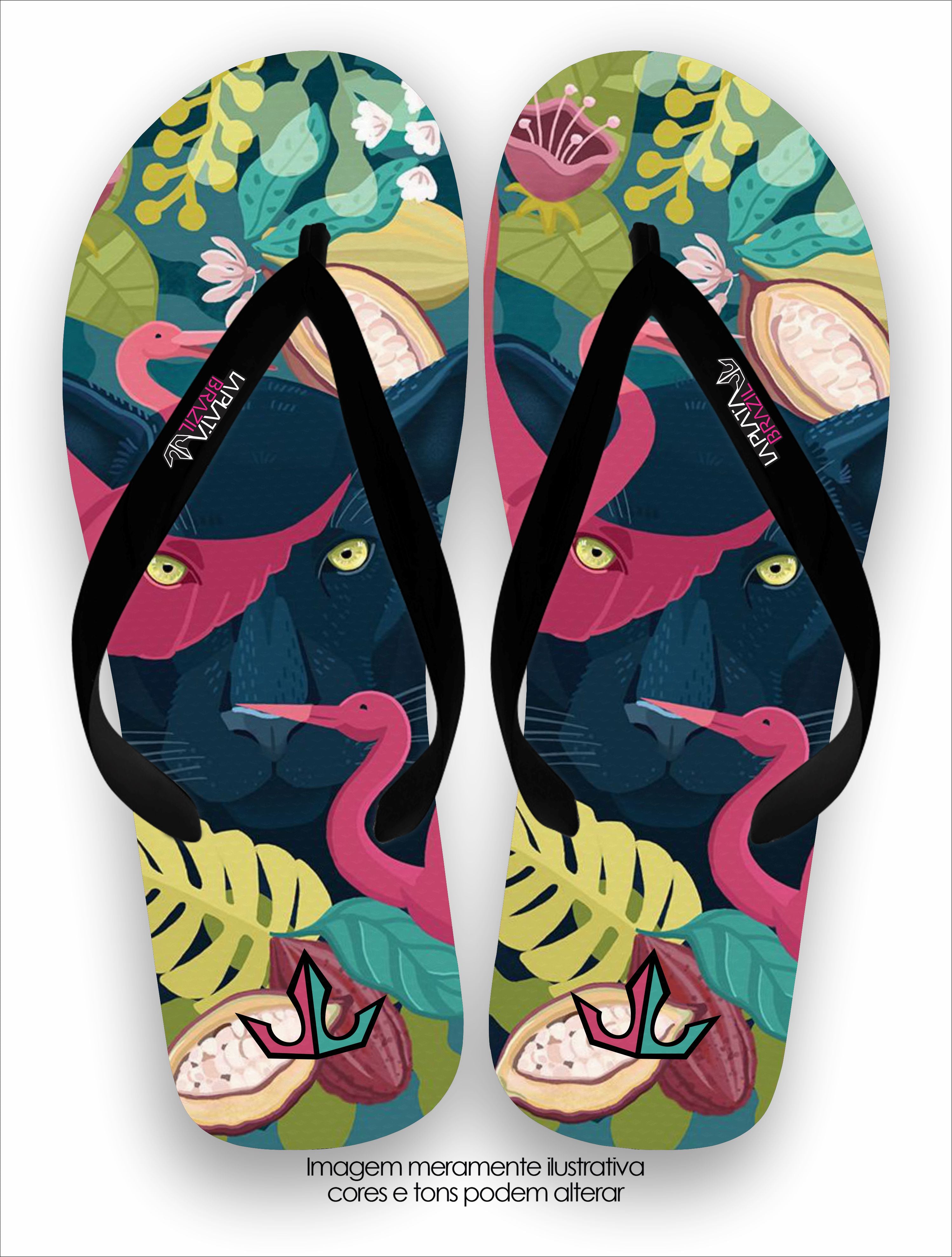 Chinelo Tradicional La feminina Pantera Conforto Total