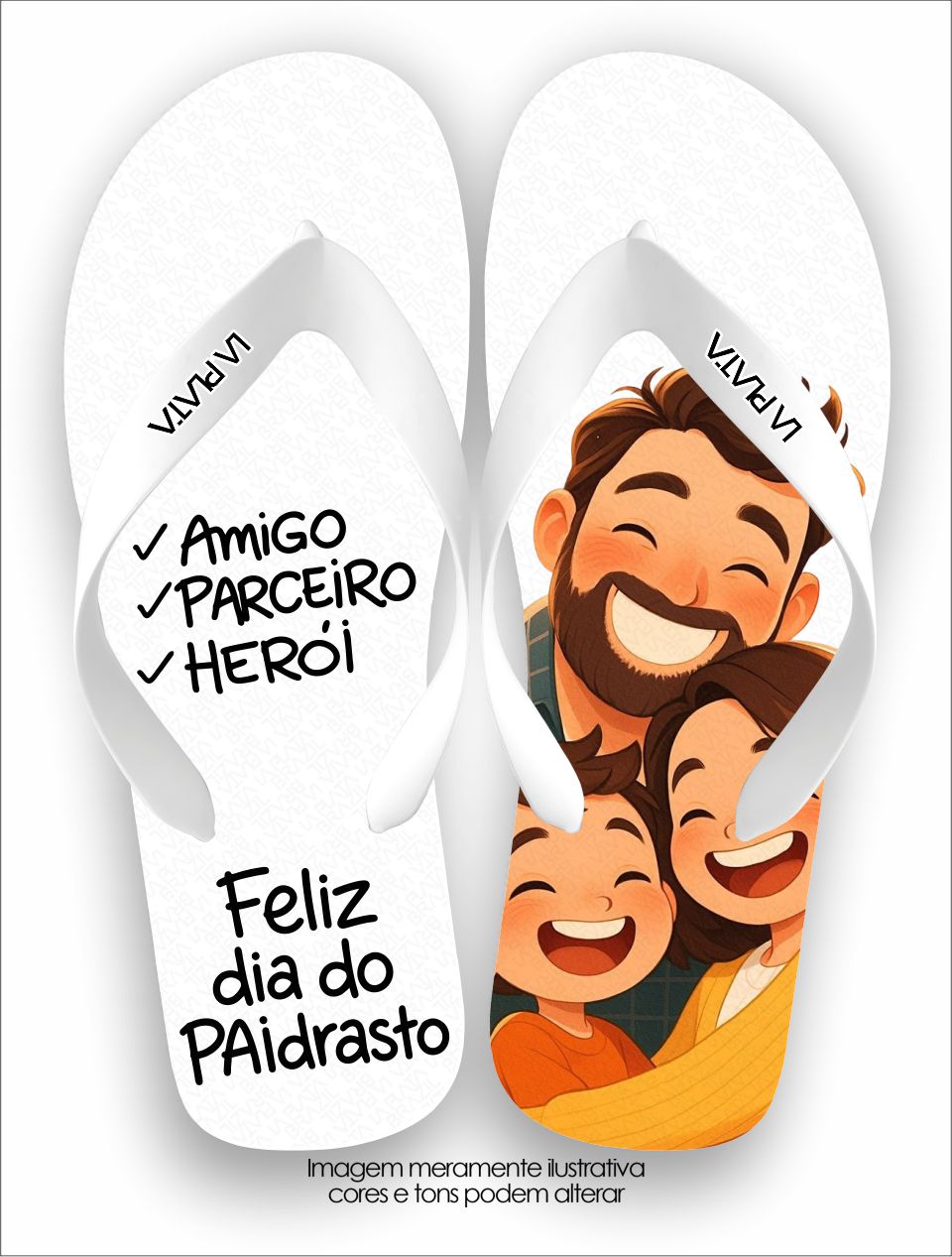 Chinelo Tradicional La Dia dos Pais Paidrasto