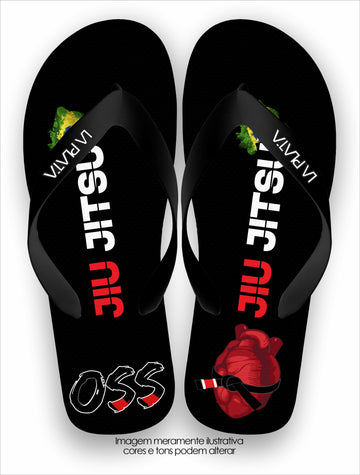 Chinelo Tradicional La Jiu Jitsu OSS JJ
