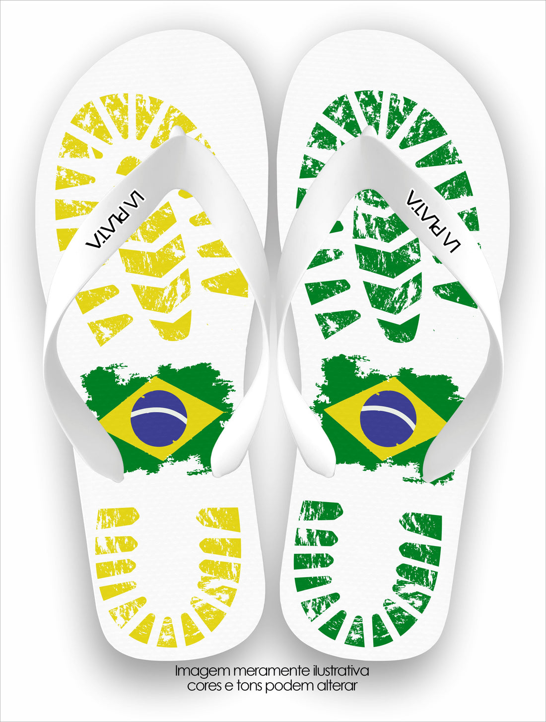 Chinelo Tradicional Duas Pegadas Botas Direita