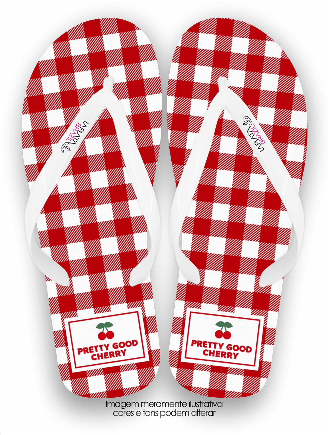 Chinelo Tradicional La Feminina Cherry