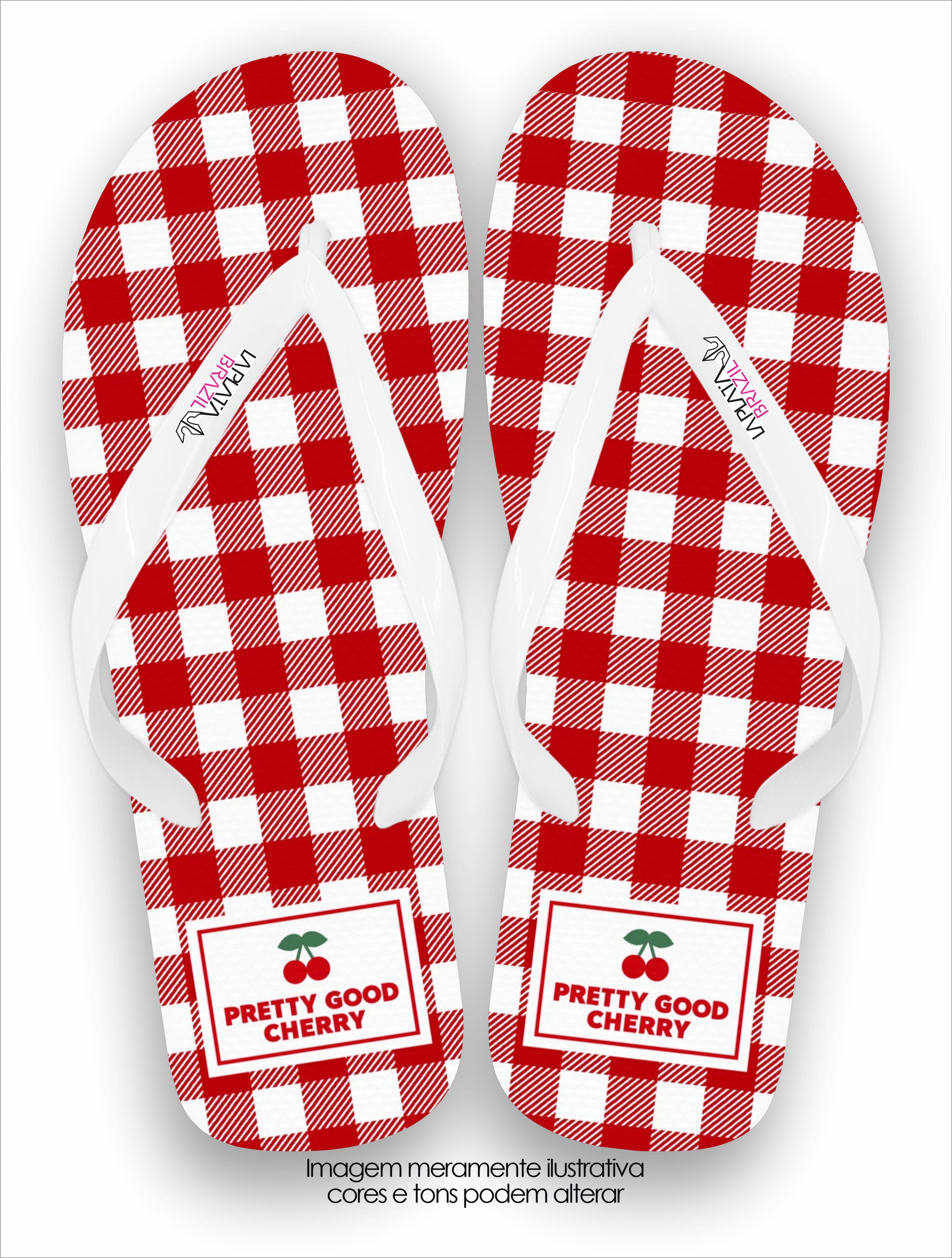 Chinelo Tradicional La Feminina Cherry