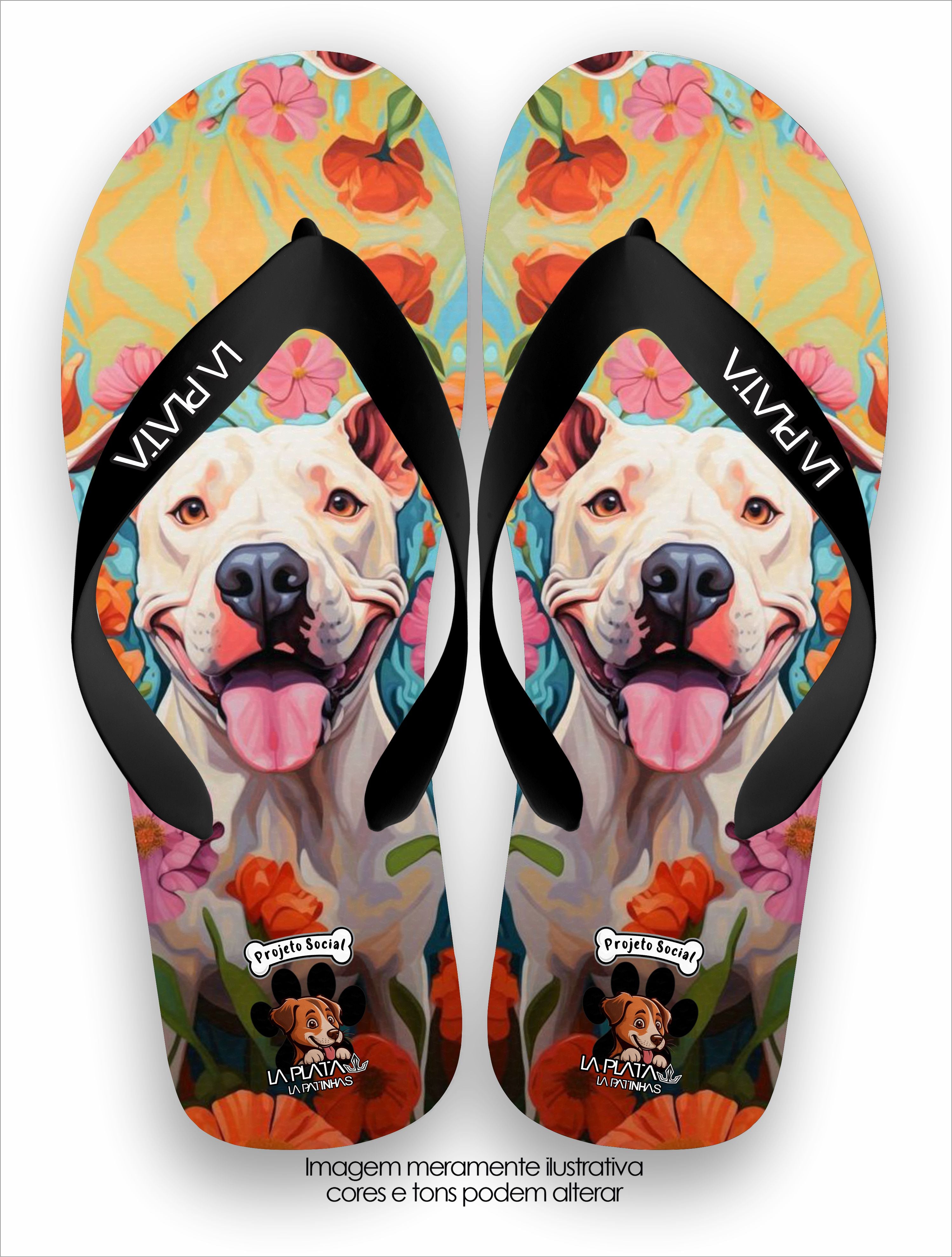 Chinelo Tradicional La Patinhas Pitbull