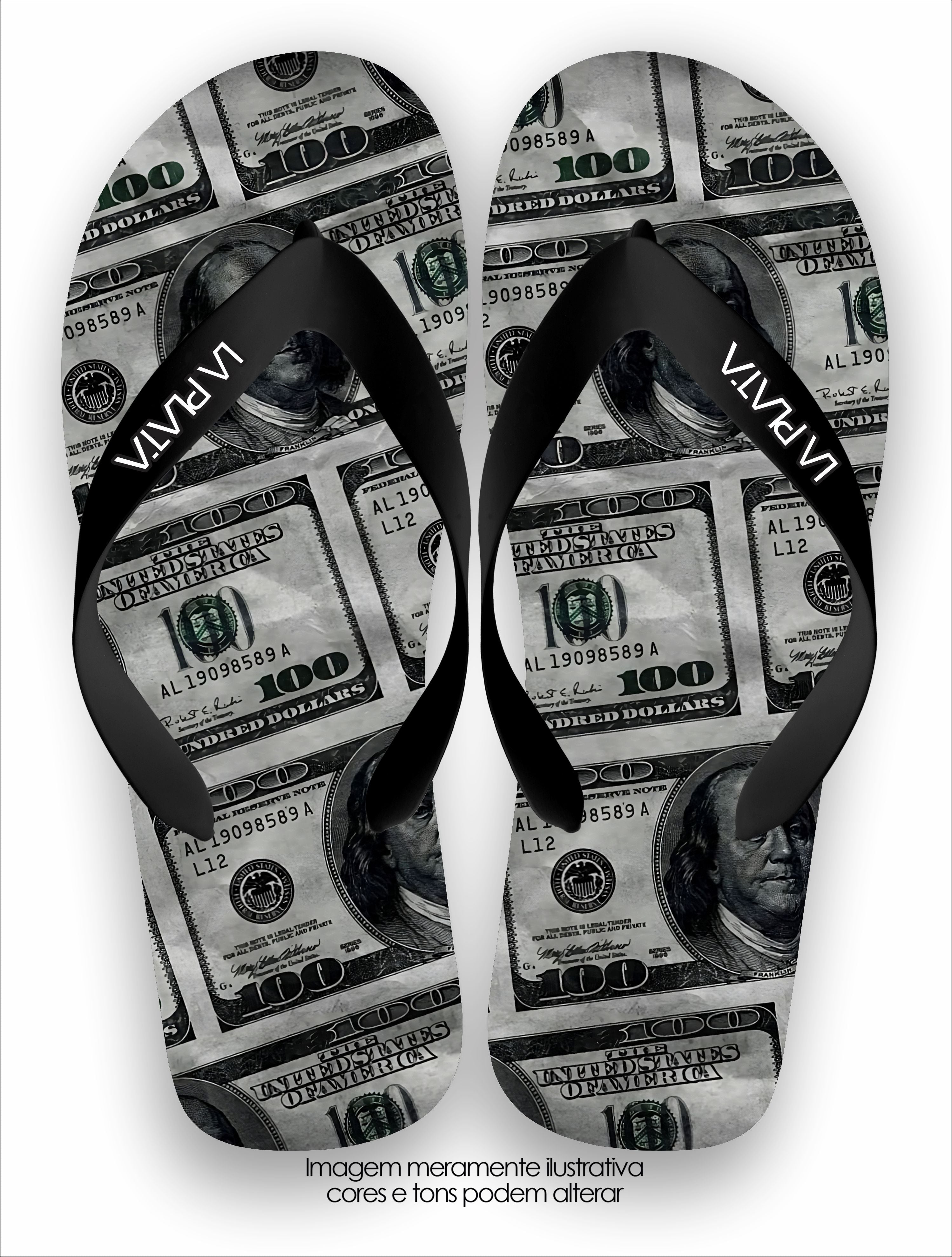 Chinelo Tradicional La Cédulas Dollars