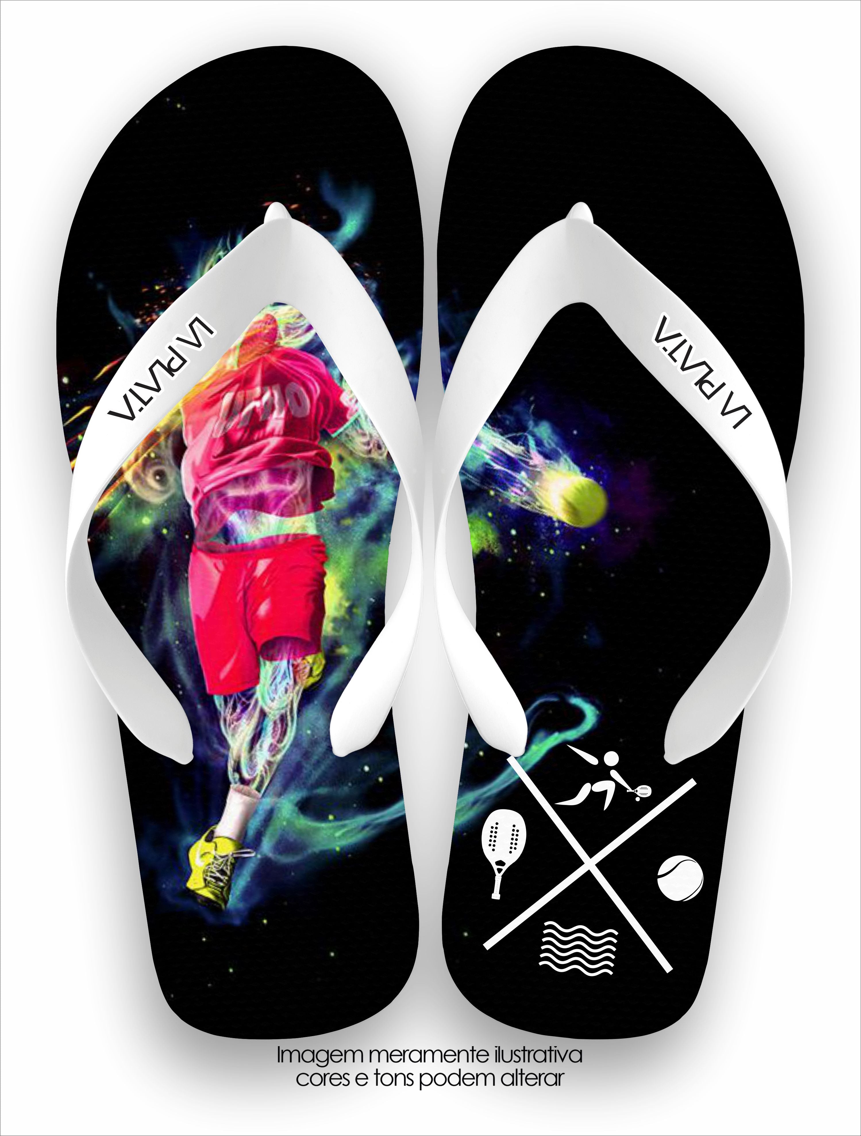 Chinelo Tradicional La Beach Tennis Silhueta