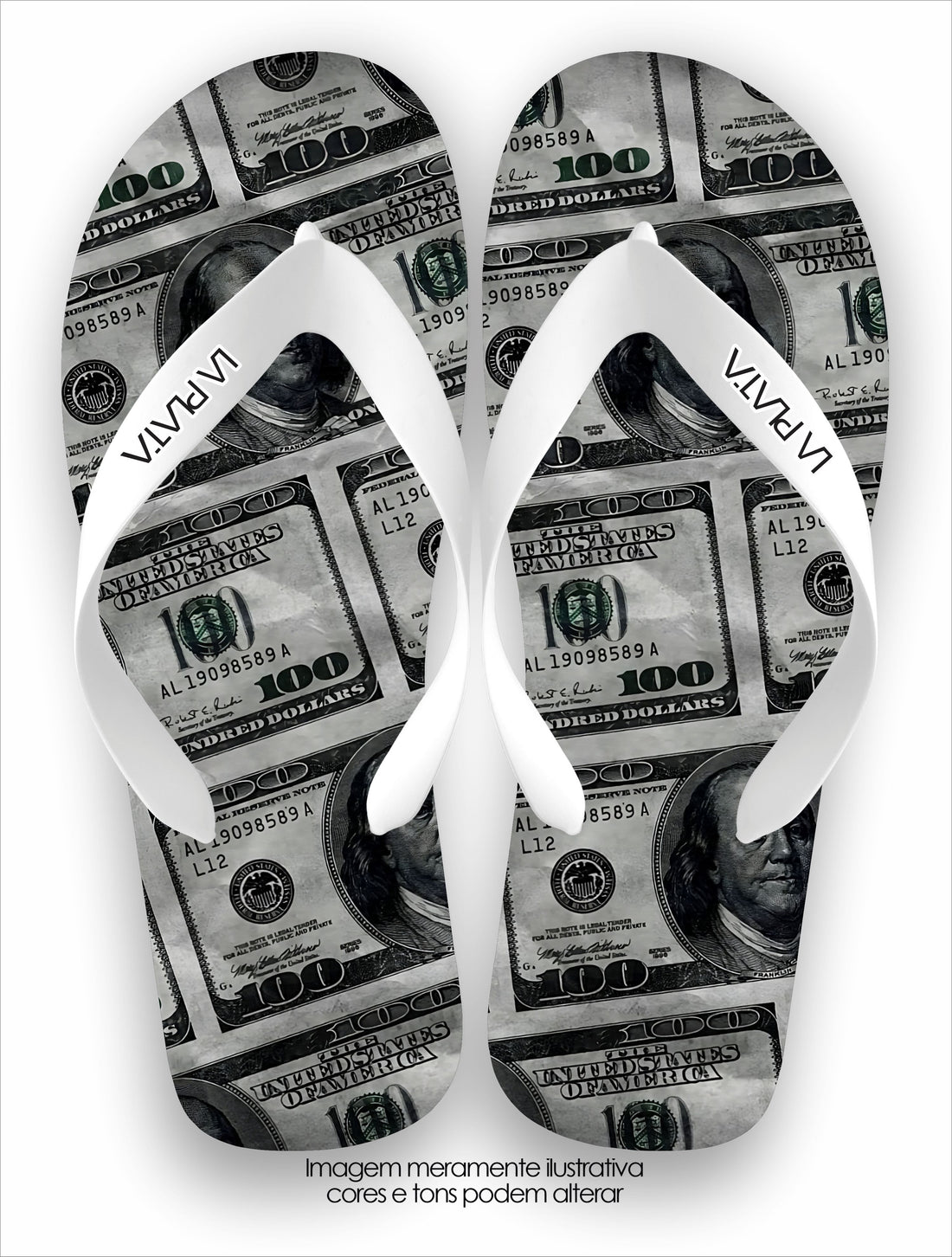 Chinelo Tradicional La Cédulas Dollars
