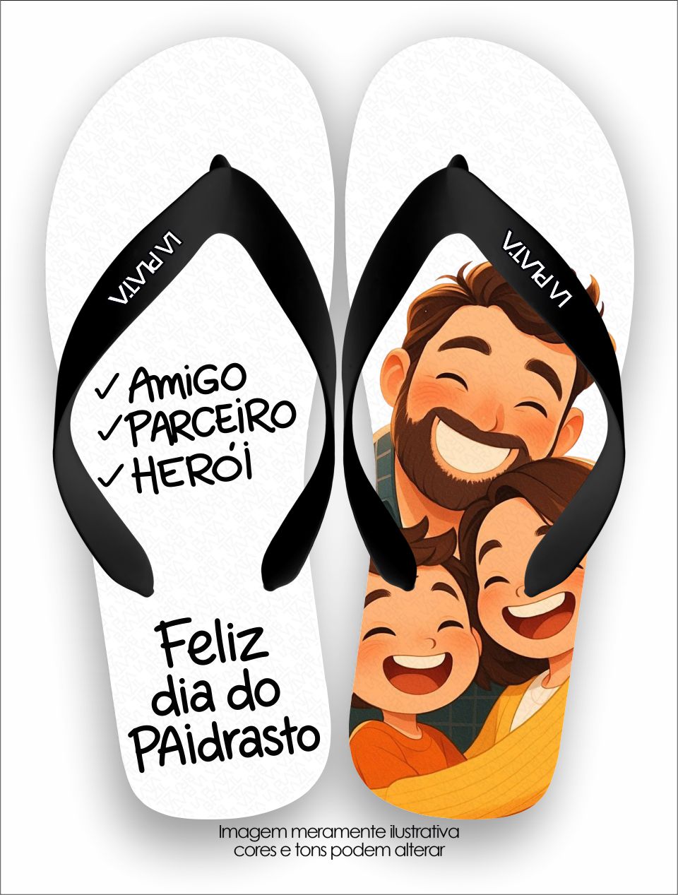 Chinelo Tradicional La Dia dos Pais Paidrasto