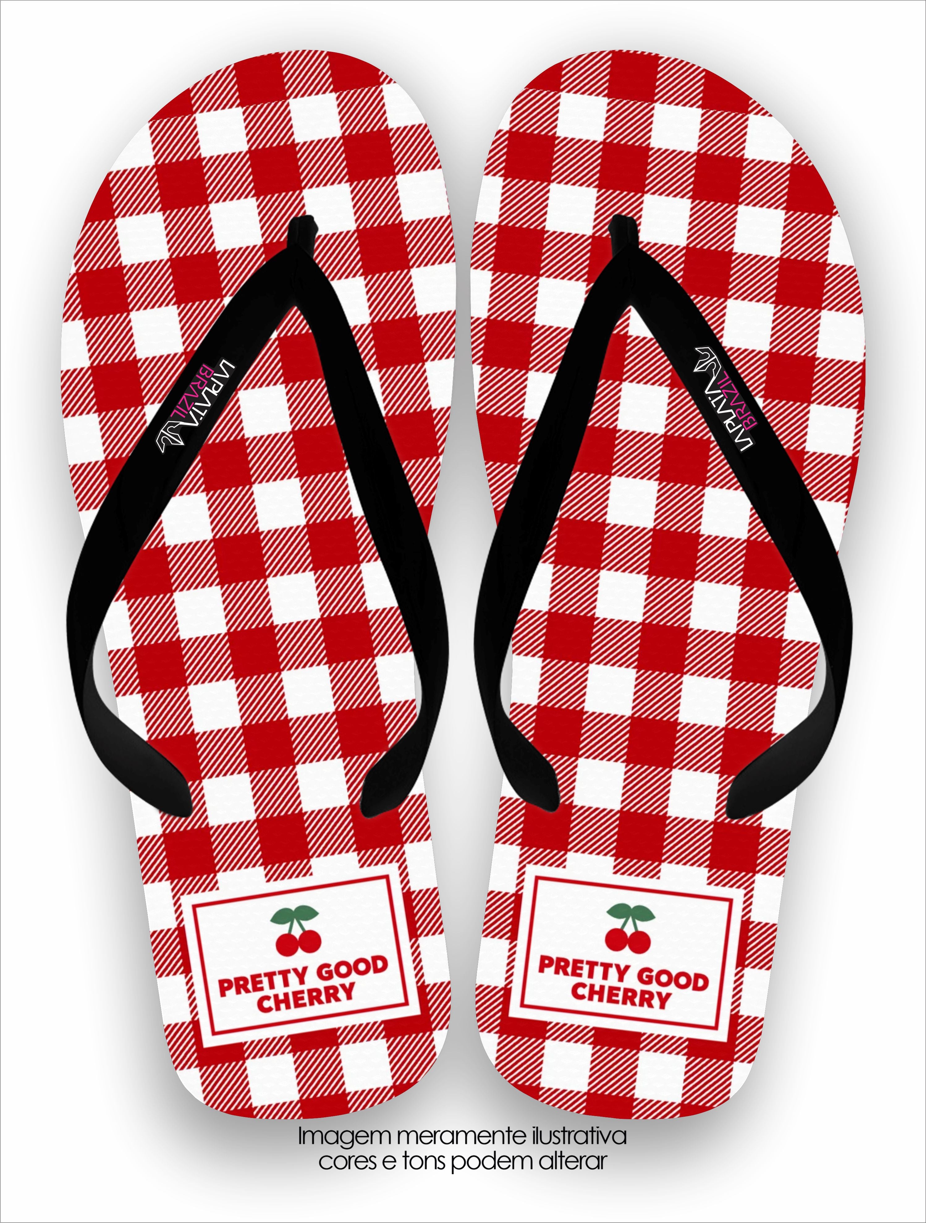 Chinelo Tradicional La Feminina Cherry