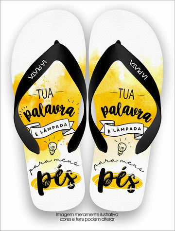 Chinelo Tradicional La Consagrada Luz Para Meus Pés