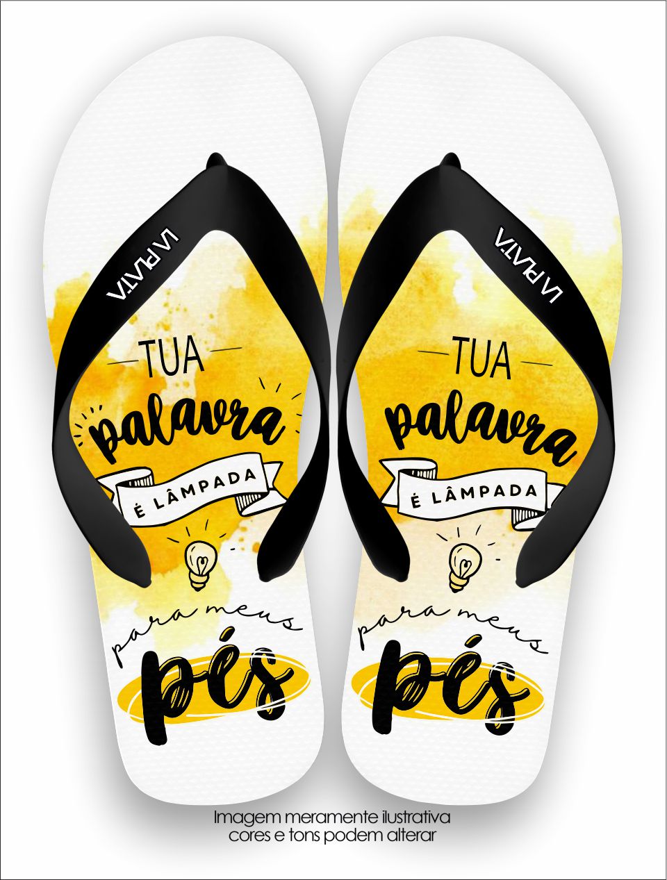 Chinelo Tradicional La Consagrada Luz Para Meus Pés