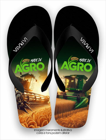Chinelo Tradicional La Agro Brasil Made in Agro