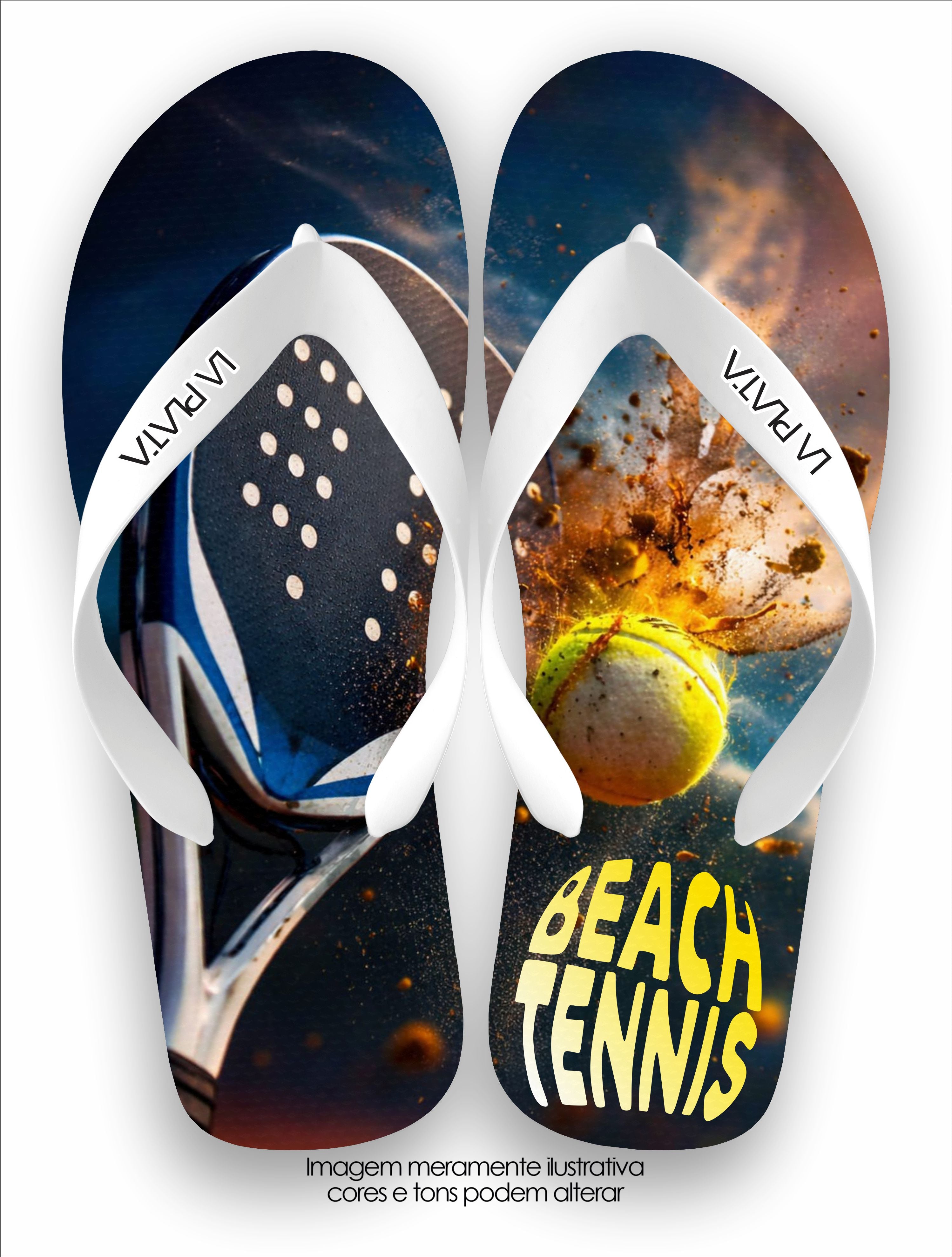 Chinelo Tradicional La Beach Tennis Night