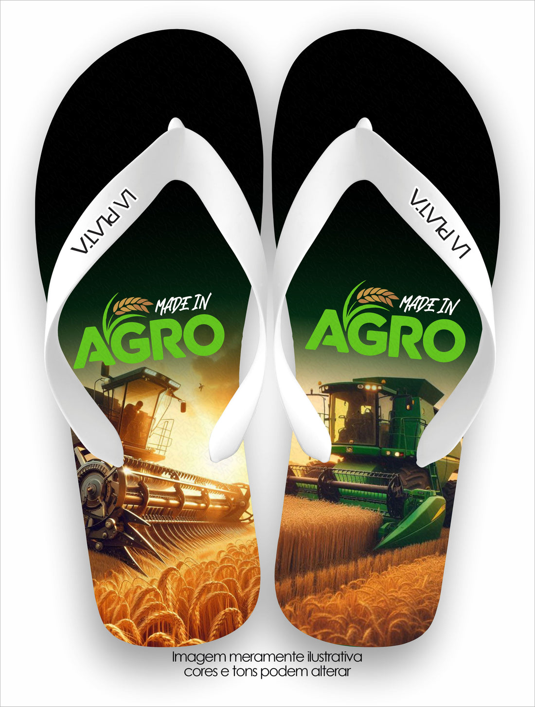 Chinelo Tradicional La Agro Brasil Made in Agro
