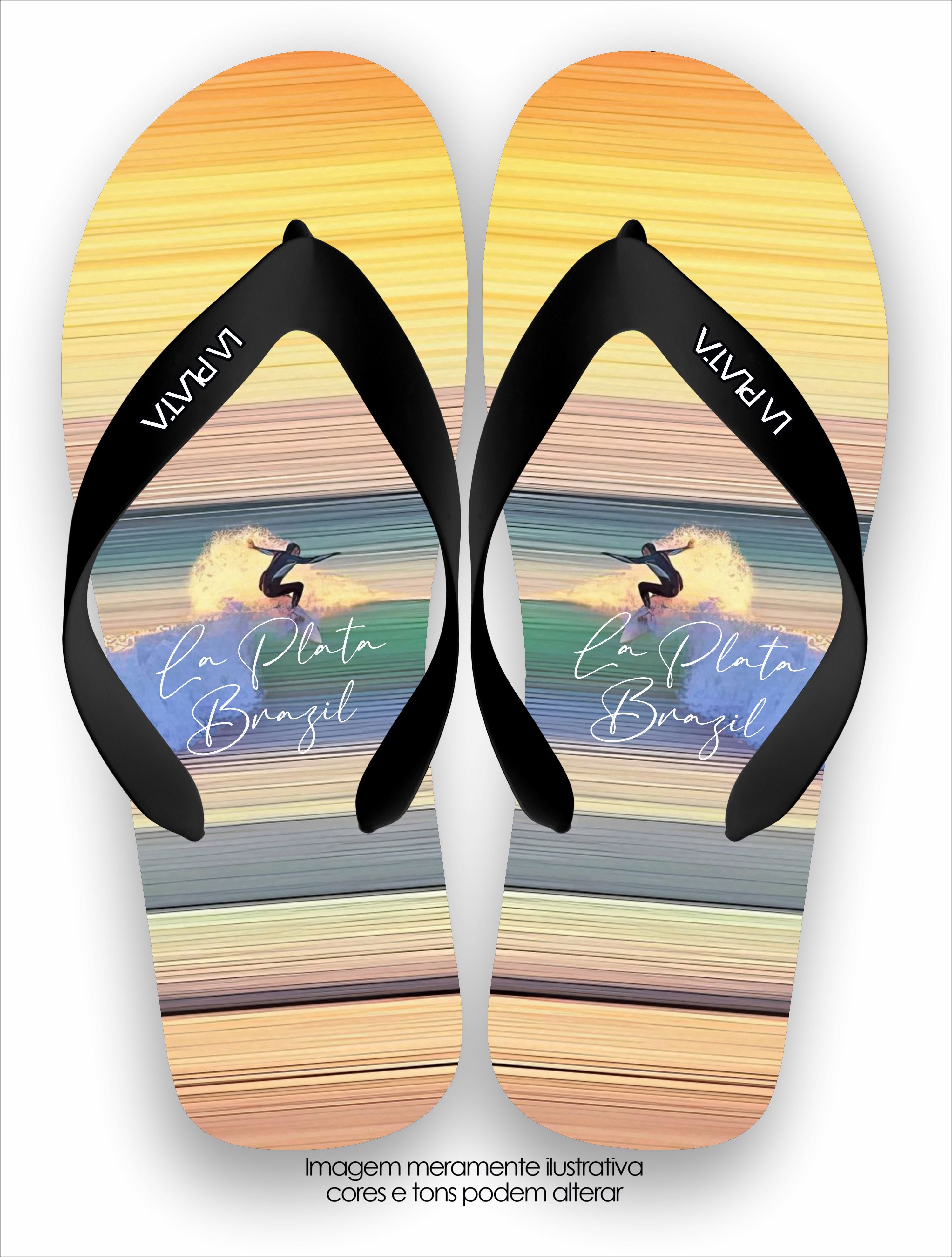 Chinelo Tradicional Gradiente do Surf La Praia