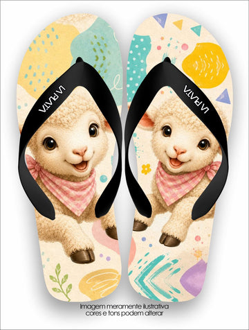 Chinelo Tradicional La Bicharada Ovelhinha Do Campo